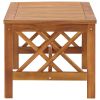Coffee Table 40.2"x19.7"x16.9" Solid Acacia Wood