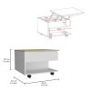 Luanda Lift Top Coffee Table, Casters, One Shelf