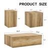 Harmonious Wooden MDF Coffee Table Set - A Choice for Modern Home Harmony.