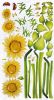 Sunshine Flowers - Wall Decals Stickers Appliques Home Decor