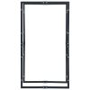Firewood Rack Black 31.5"x9.8"x59.1" Steel