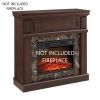 Only Mantel (NOT INCLUDED FIREPLACE)--Cherry,41.34"W*14"D*40"H