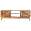 TV Cabinet 51.2"x11.8"x17.7" Solid Sheesham Wood