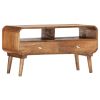 TV Stand 35.4"x13.8"x18.5" Solid Wood Mango