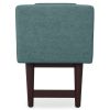 Scott - Ottoman Bench - Smoky Teal