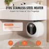 VEVOR Electric Mini-Tank Water Heater 8-Gallon Tank, 1440W Hot Water Boiler Storage, Safety Temperature Pressure Valve Easy Install