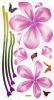 Garish Pink - Wall Decals Stickers Appliques Home Decor