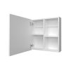 Morenci Medicine Cabinet With Included Mirror And 1 Door, White