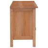 TV Stand 39.4"x11.8"x17.7" Solid Wood Mahogany
