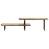 TV Stand 63"x11.8"x15.7" Solid Wood Mango