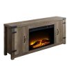 Rustic Oak Fireplace