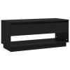 TV Cabinet Black 40.2"x16.1"x17.3" Engineered Wood