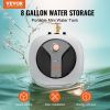 VEVOR Electric Mini-Tank Water Heater 8-Gallon Tank, 1440W Hot Water Boiler Storage, Safety Temperature Pressure Valve Easy Install