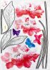 Elegant Flowers - Large Wall Decals Stickers Appliques Home Decor