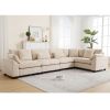 {NEW ARRIVAL} {VIDEO provided} Oversized Modular Sectional Sofa, Convertible Sectional Sofa, Corduroy for Living Room, Beige
