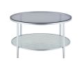 Frostine - Round Coffee Table - Silver