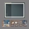 36x28 inch Bathroom Led Classy Vanity Mirror with focused backplane,High Lumen,Dimmable Touch,Wall Switch Control, Anti-Fog