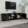 TV Cabinet High Gloss Black 47.2"x11.8"x14.8" Engineered Wood