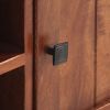 TV Cabinet Honey Brown 47.2"x11.8"x16.1" Solid Acacia Wood