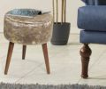 Flora Ottoman 108 Light Brown