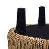 Yolanda 24" Round Upholstered Accent Ottoman, Olive Green Performance Velvet