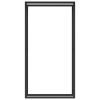 Firewood Rack Matt Black 31.5"x11"x60.6" Steel