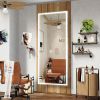 72X32 inch Oversized LED Bathroom Mirror Wall Mounted Mirror with 3 Color Modes Aluminum Frame Wall Mirror Large Full Length Mirror with Lights Lighte