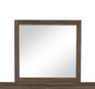 Bridgevine Home Tango Mirror, No Assembly Required, Sandblasted Walnut Finish