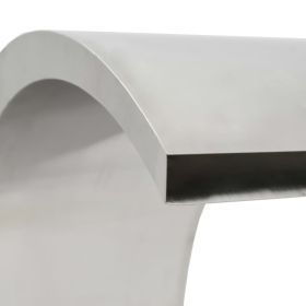 vidaXL Pool Fountain 8.7"x23.6"x27.6" Stainless Steel 304 (Option: as picture)