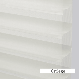 WELLSOURCE Manual 2"Shangri-la Blinds Non Blackout Light Filtering for Home, Office, Hotel, Club, Restaurant Custom Made Size (Color: Griege(Light Filtering), size: Custom Size)