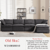 [ PACKAGING NEW UPGRADE] [VIDEO PROVIDED]Modern U-shaped Sectional Sofa ,5-seat Sofa ,Sleeper Sofa Couch with Chaise Lounge for Living Room,Apartment