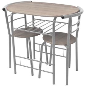 Breakfast Bar Set MDF (Color: Beige)