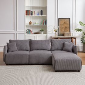 106" Multi-Module Combination Style Sofa for Living Room, Bedroom and Other Lounge Spaces (Color: as Pic)