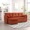 UNITED Modular Sectional Sofa L Shaped Modular Couch with Reversible Chaise Modular Sofa Sectional Couch with Storage Seats