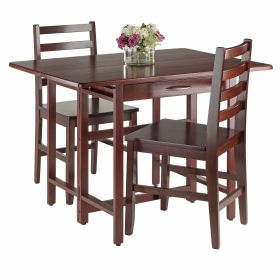Taylor 3-Pc Set Drop Leaf Table w/ Ladder Back Chair (SKU: 94368)