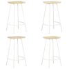 Bar Stools 4 pcs Solid Mango Wood