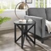 Modern simple glass coffee table