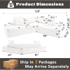 [NEW ARRIVED] [VIDEO PROVIDED] 128"Minimalist Cloud Sectional Couch ,Modern Couches ,4-Seater ,No Assembly,Two modular sofa,Boucle Teddy Fabric