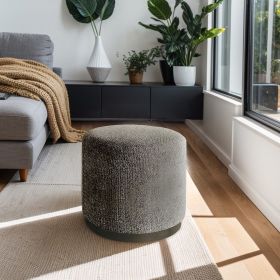 Oval Accent Ottoman (Color: as Pic)