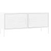 TV Stand White 41.3"x13.8"x19.7" Steel