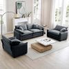 Luxurious and Sophisticated Sofa Set with Soft Cushions and Pillows, Sofa Set for Living Rooms and Clubs as well as Home Theaters