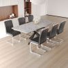 Scalable Dining Table Table Set for 6-8 Person for Dining Room