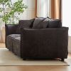 MH88" Modern Living Room Sectional, Wide Living Room Sectional, Stylish chenille Triple Sectional with Extra 2 Pillows