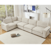 [NEW ARRIVED] [VIDEO PROVIDED]Sectional Couches For Living Room,Modular Couch,Wireless Charging Port & Cup Holders,5-seat ,DIY Combination