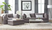 Enda Living Room Fabric Ottoman