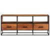 TV Stand 43.3"x11.8"x17.7" Solid Wood Acacia