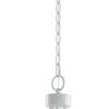 6-Light Metal Chandelier