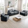 Luxurious and Sophisticated Sofa Set with Soft Cushions and Pillows, Sofa Set for Living Rooms and Clubs as well as Home Theaters