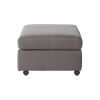 Enda Living Room Fabric Ottoman