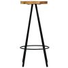 Bar Stools 4 pcs Solid Mango Wood